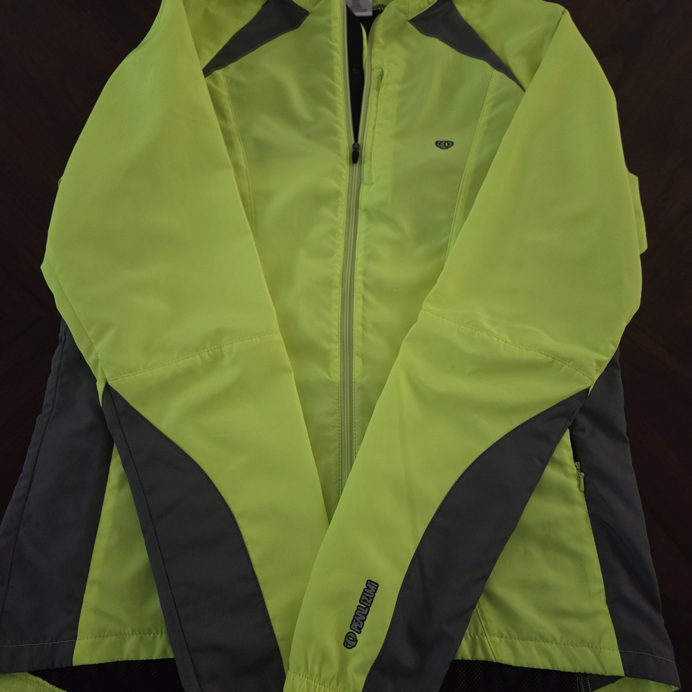 Pearl iZumi Yellow and Gray Cycling Jacket